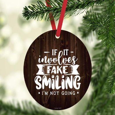 MDF Ornament If It Involves Fake Smiling Image 1