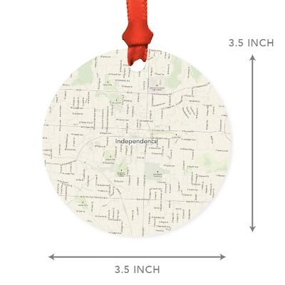 MDF Ornament Independence Missouri Map Image 1