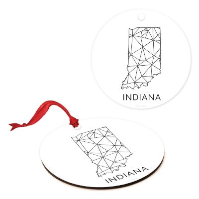 MDF Ornament Indiana Blk/Wh Geometric Image 1