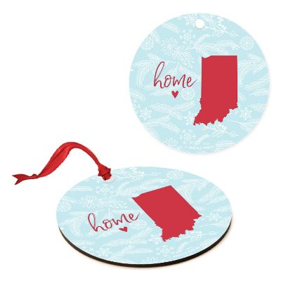 MDF Ornament Indiana Home Blue/Red Image 3