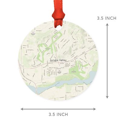 MDF Ornament Jurupa Valley California Map Image 2