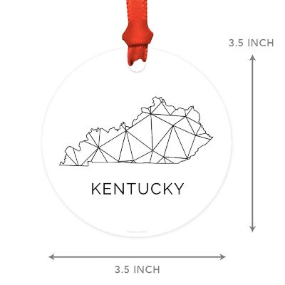 MDF Ornament Kentucky Blk/Wh Geometric Image 3