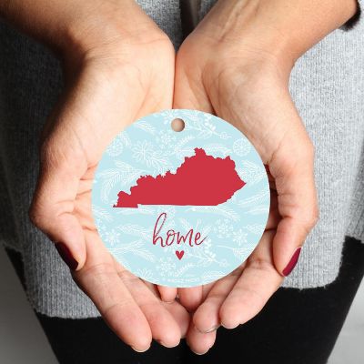 MDF Ornament Kentucky Home Blue/Red Image 3