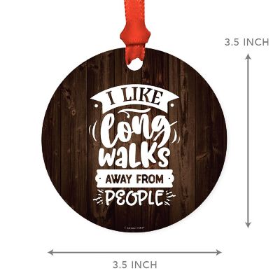 MDF Ornament Long Walks Away From People Image 2