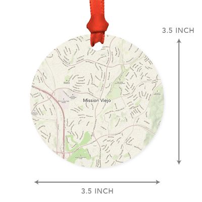 MDF Ornament Mission Viejo Cali Map Image 2