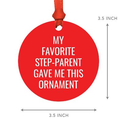 MDF Ornament My Favorite Step-Parent Image 1