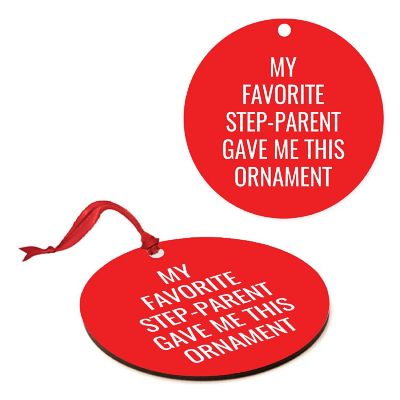 MDF Ornament My Favorite Step-Parent Image 1