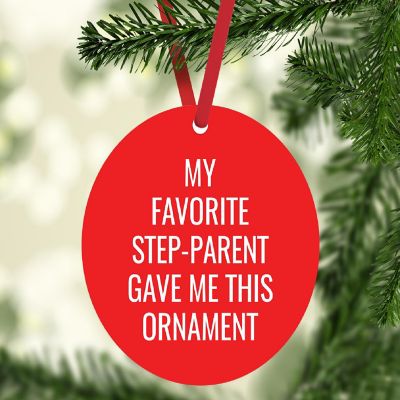 MDF Ornament My Favorite Step-Parent Image 2