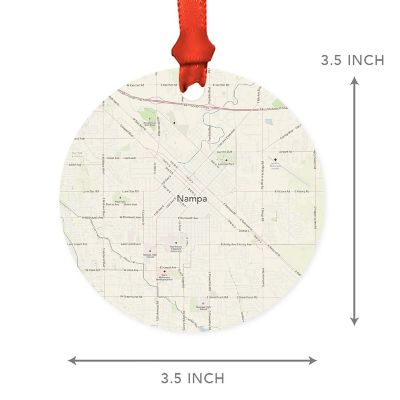 MDF Ornament Nampa Idaho Map Image 2
