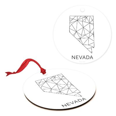 MDF Ornament Nevada Blk/Wh Geometric Image 1