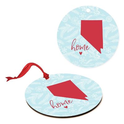 MDF Ornament Nevada Home Winter Blue/Red Image 2