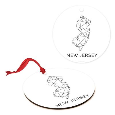 MDF Ornament New Jersey Blk/Wh Geometric Image 2
