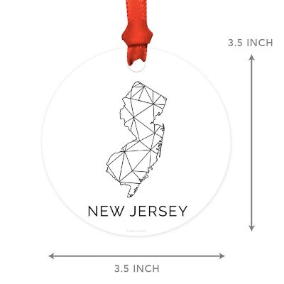MDF Ornament New Jersey Blk/Wh Geometric Image 3