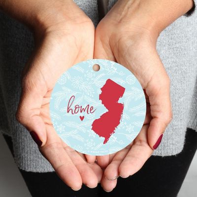 MDF Ornament New Jersey Home Blue/Red Image 2