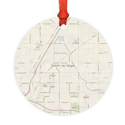 MDF Ornament North Las Vegas, Nevada Map Image 1