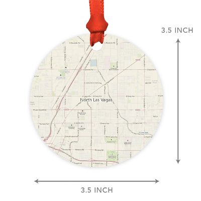 MDF Ornament North Las Vegas, Nevada Map Image 2