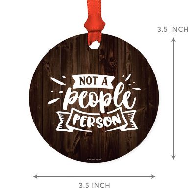 MDF Ornament Not A People Person Image 2