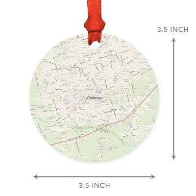 MDF Ornament Odessa Texas Map Image 2