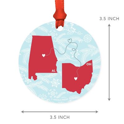 MDF Ornament Ohio and Alabama Image 1