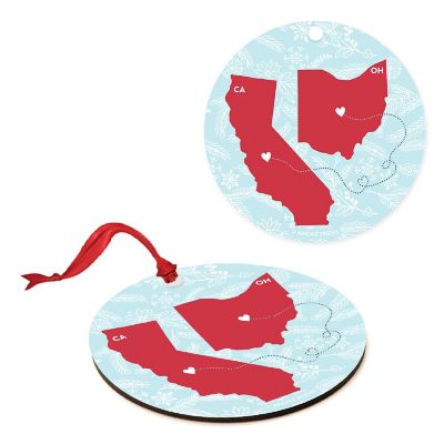 MDF Ornament Ohio and California Image 2
