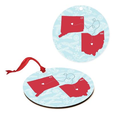 MDF Ornament Ohio and Connecticut Image 2