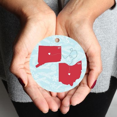 MDF Ornament Ohio and Connecticut Image 3