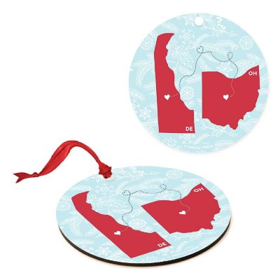 MDF Ornament Ohio and Delaware Image 1