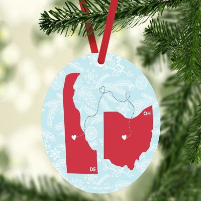 MDF Ornament Ohio and Delaware Image 1