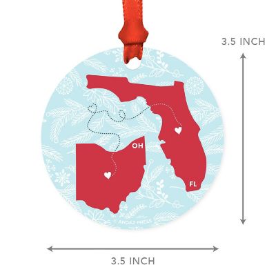 MDF Ornament Ohio and Florida Image 1