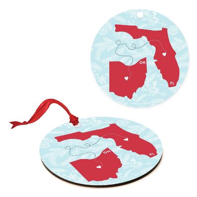 MDF Ornament Ohio and Florida Image 2