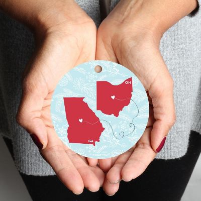 MDF Ornament Ohio and Georgia Image 1