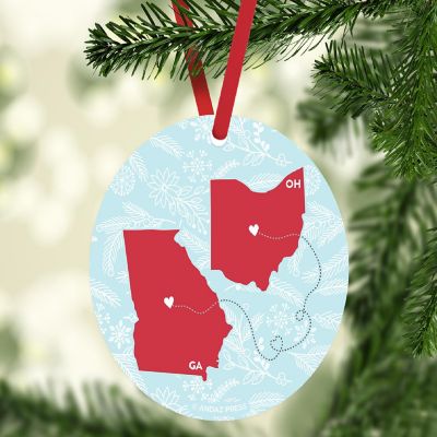 MDF Ornament Ohio and Georgia Image 1