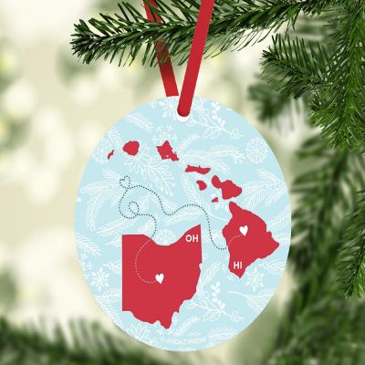 MDF Ornament Ohio and Hawaii Image 2