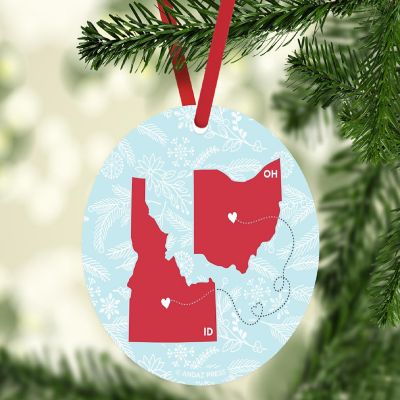 MDF Ornament Ohio and Idaho Image 1