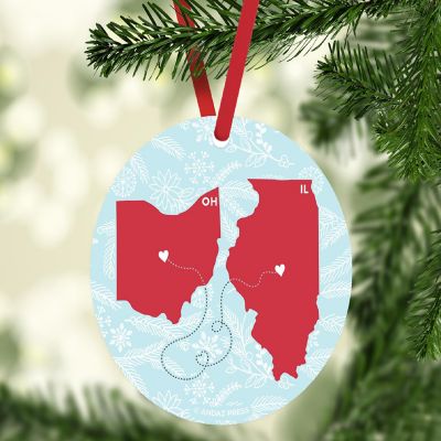 MDF Ornament Ohio and Illinois Image 1