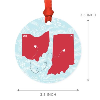 MDF Ornament Ohio and Indiana Image 1
