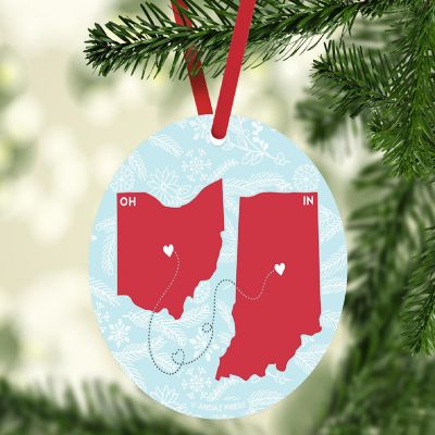 MDF Ornament Ohio and Indiana Image 1