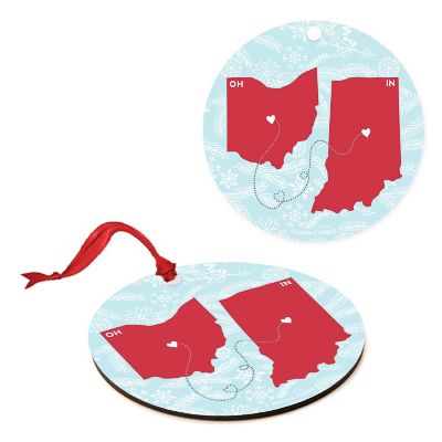 MDF Ornament Ohio and Indiana Image 3