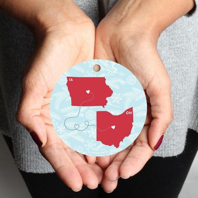 MDF Ornament Ohio and Iowa Image 2