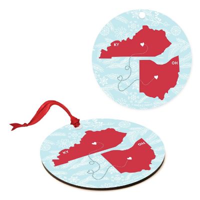 MDF Ornament Ohio and Kentucky Image 1