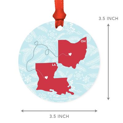 MDF Ornament Ohio and Louisiana Image 1