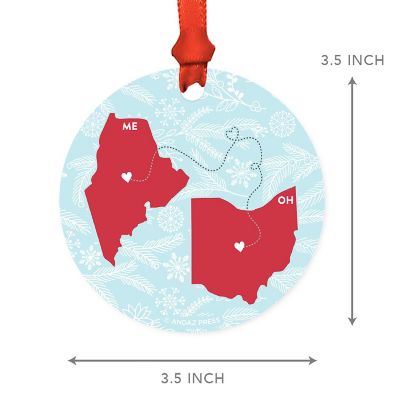 MDF Ornament Ohio and Maine Image 2