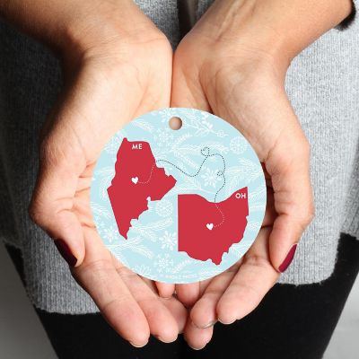 MDF Ornament Ohio and Maine Image 3