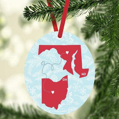 MDF Ornament Ohio and Maryland Image 1