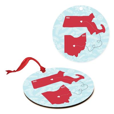 MDF Ornament Ohio and Massachusetts Image 2