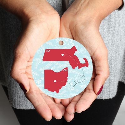 MDF Ornament Ohio and Massachusetts Image 3