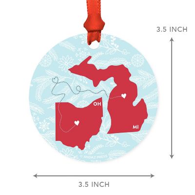MDF Ornament Ohio and Michigan Image 1
