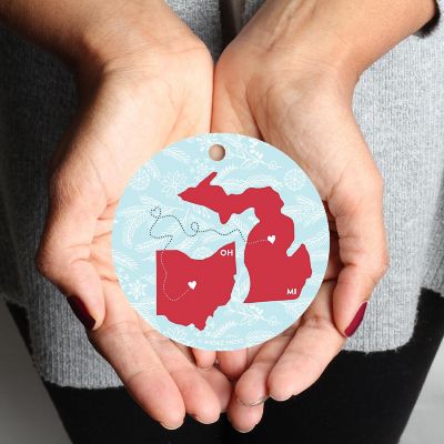MDF Ornament Ohio and Michigan Image 2