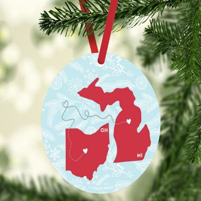 MDF Ornament Ohio and Michigan Image 3