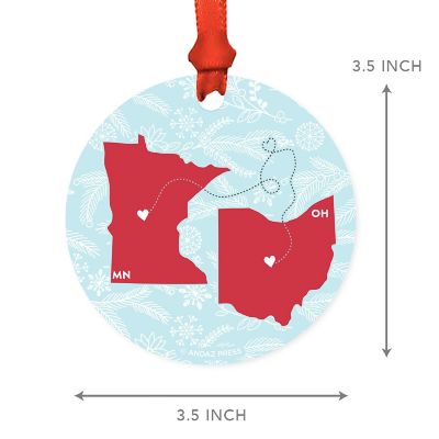 MDF Ornament Ohio and Minnesota Image 1